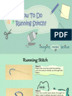 Running and Back Stitches