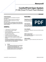 Comfortpoint Open System: Cp-Hmi (Panel Pc/Touch Panel Interface)