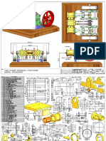 DVSSE-01 Twin Cylinder Horizontal Steam Engine General Arrangement