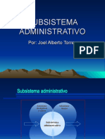 Unidad 7 Subsistema Administrativo