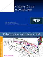 Presentación MBA - CONTRIBUCIÓN DE VALORIZACIÓN