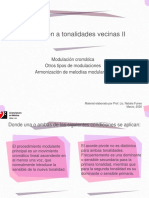 2 - Modulación A Tonalidades Vecinas II - Por Acorde Pivote Cromático - Otros Tipos de Modulaciones