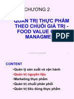 Quản trị thực phẩm -Chapter 2 Food Value Chain Management Part 2 Dhdd15 2021 E-learning IUH