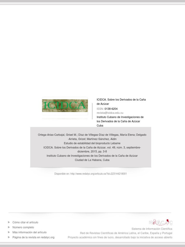 LEBAME Estabilidad de Este Bioproducto | PDF | Fotosíntesis | Organismos
