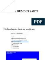 Instalasi BUMDES SAKTI File Installer