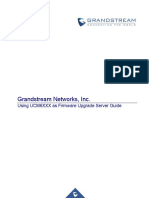 Grandstream Networks, Inc.: Using UCM6XXX As Firmware Upgrade Server Guide