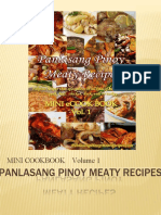 Panlasang Pinoy Meaty Recipes: Mini Cookbook Volume 1