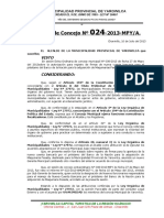 Acuerdo de Concejo Registro de Firmas Prestamo Banco