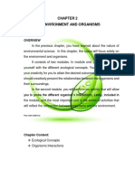 Chapter 2 the Environment and Organisms.docx