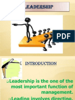 PEd 323 - Leadership Report