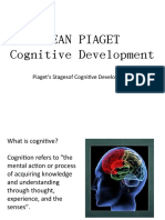 Piaget's Stagesof Cognitive Development