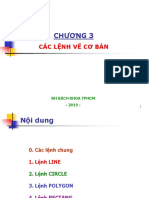 03 - TR3049 - CAD Ứng Dụng - Chương 3 - Các Lệnh Vẽ Cơ Bản