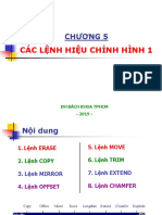 05 - TR3049 - CAD Ứng Dụng - Chương 5 - Các Lệnh Điều Chỉnh Hình 1