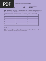 Worksheet Q1 Week 8 Emotional Intelligence