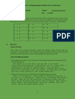 Worksheet Q1 Week 3 Developing Stages in Middle and Late Adolescence