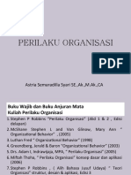 Perilaku Organisasi Pertemuan 1