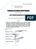 Declara inconstitucionales ordenanzas municipales de La Perla