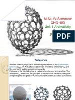 M.Sc. IV Semester CHO-403: Unit 1:aromaticity Part-2 Fullerenes