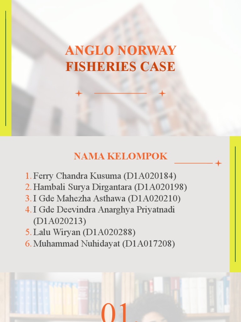 Anglo Norway Fisheries Case Final Pdf