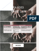 RA 8353 Rape Law