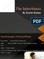 The Inheritance: by Karim Raslan