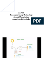 Renewable Energy Technology - Ahmed Manavi Alam Manavi - Ete@diu - Edu.bd