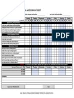 Schlumberger: Daily Jib/Overhead Crane & Lifting Accessory Checklist