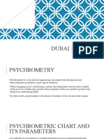 Dubai: Climatic Conditions and Psychrometric Chart