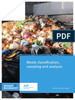 Waste classification, sampling and analysis guide