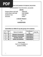 Government Polytechnic, Jalgaon: A Micro Project