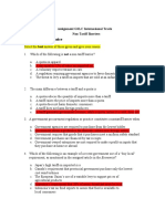 Non-Tariff Barriers Assignment