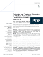 B. Diao - Reduction and Functional Exhaustion of T Cells in Patients With Coronavirus Disease 2019 (COVID-19)