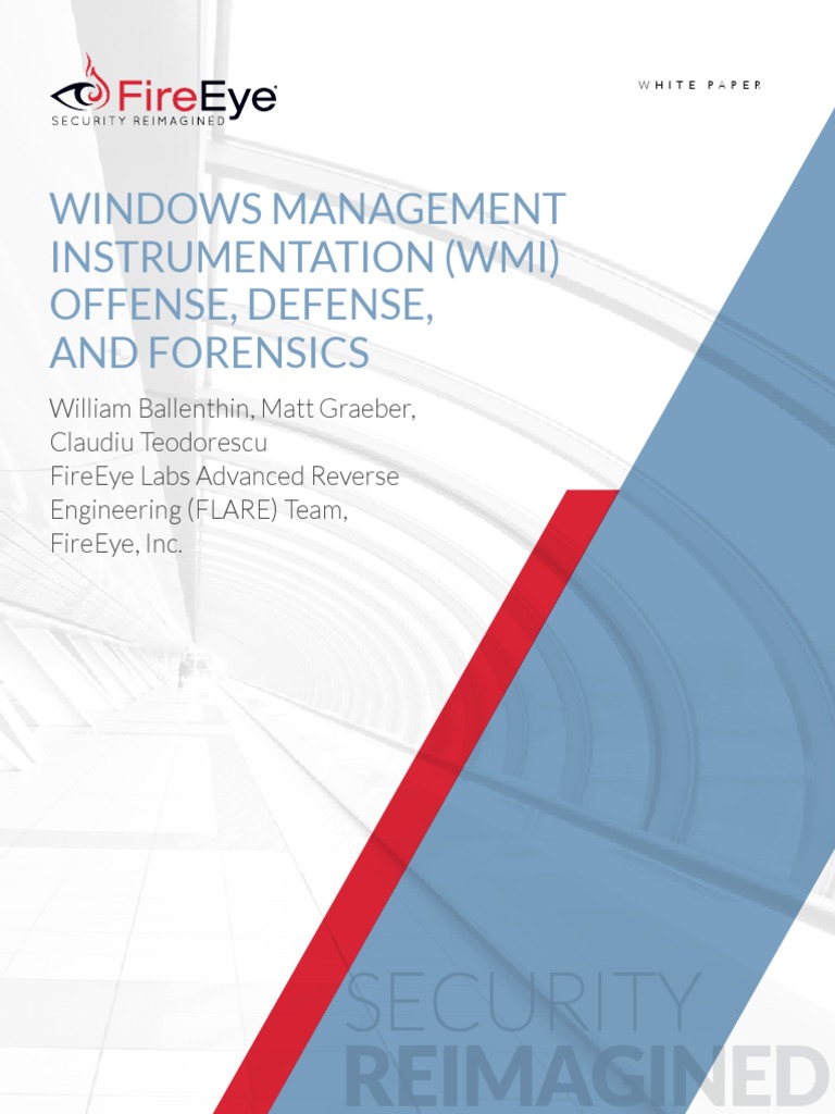 WP Windows Management Instrumentation | PDF