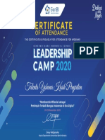 Sertifikat GenBI Leadership Camp 2020 - 5639
