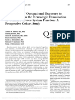 2004 the Effects of Occupational Exposure to Chlorpyrifos on the Neurologic Examination of Central Nervous System Function a Prospective Cohort Study