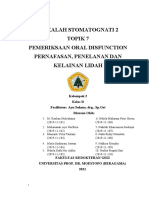 Pemeriksaan Oral Dysfunction Pernapasan, Penelanan, Dan Kelainan Lidah