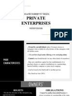 Private Enterprises & LLC