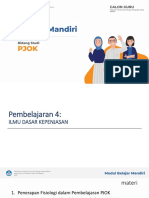 Ppt Pjok Sd p3k Pembelajaran 4