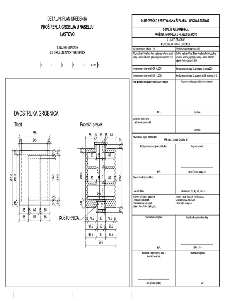206 - 4 3 Detaljni Nacrt Grobnice | PDF