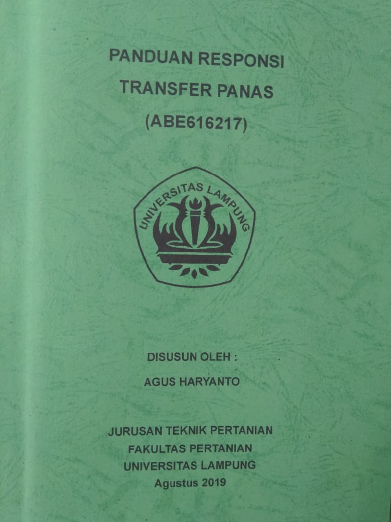 Panduan Transfer Panas untuk Mahasiswa | PDF