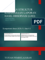 Teks Dan Struktur Kebahasaan Laporan Hasil Observasi