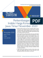 BRS Perkembangan IHK-Inflasi November 2020