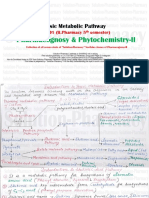 Pharmacognosy & Phytochemistry-II: Basic Metabolic Pathway