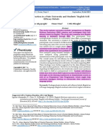 English-Medium Instruction in A State University and Students' English Self-Efficacy Beliefs (İşpınar-Akçaoğlu, Et Al, 2019)