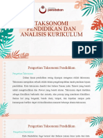 Taksonomi Pendidikan & Analisis Kurikulum