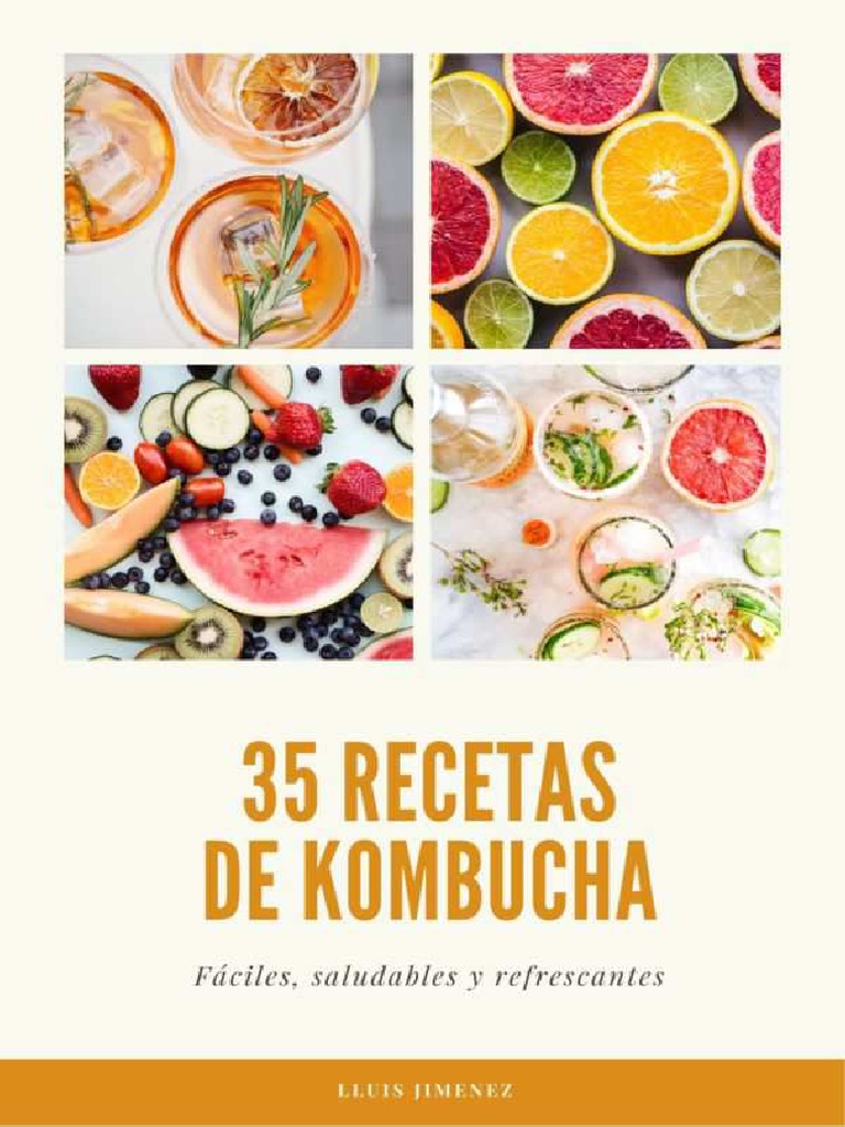 35 Recetas Con Kombucha | PDF | Té | Uva
