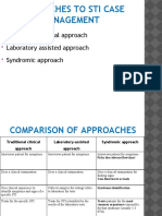 Approaches To Sti Case Management: Traditional Clinical Approach Laboratory Assisted Approach Syndromic Approach