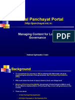 National Panchayat Portal: Managing Content For Local Governance