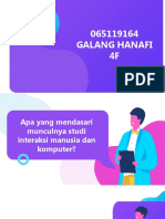 Galang Hanafi 4F Tugas 1 IMK