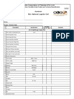 No-01 M.S NLC Final Check List Standard PDI For 40 Ft-Half Body Trailer....